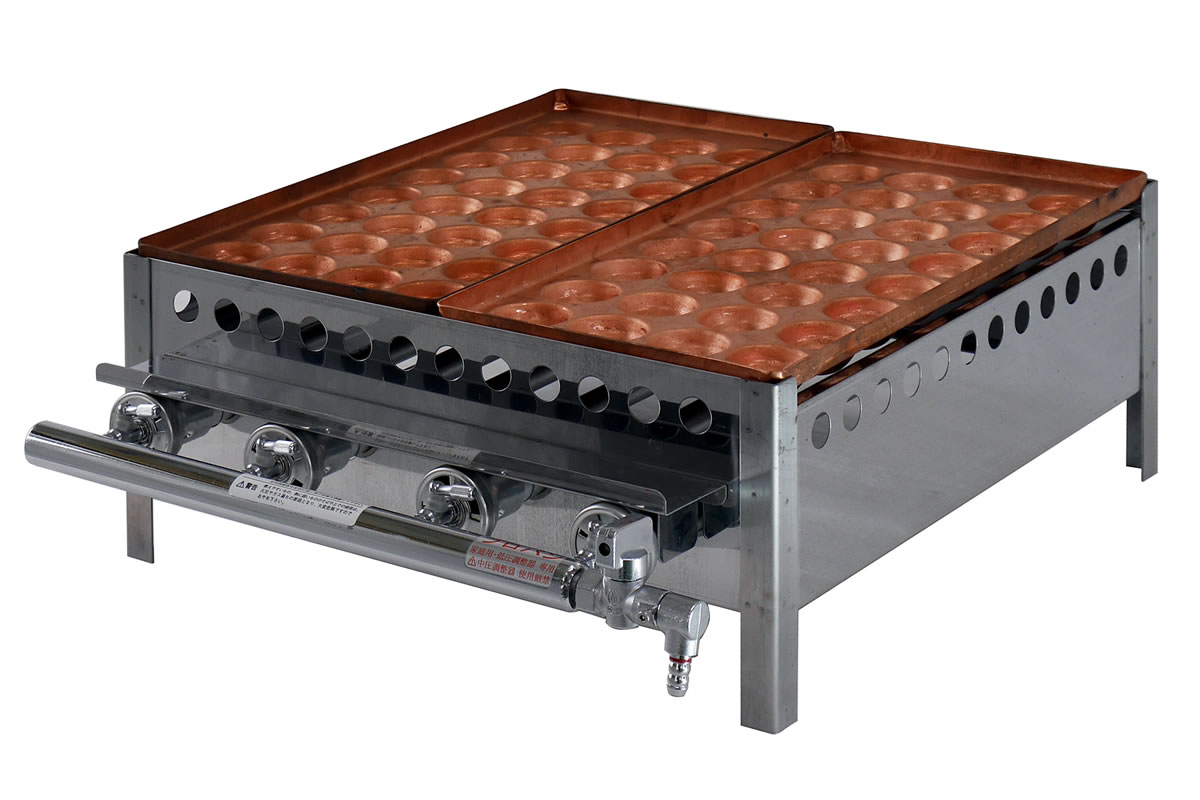 銅32穴 | 鉄板焼き たこ焼き 専門厨房機器メーカー ツバメ製作所